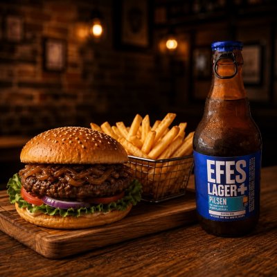 Hamburger Bira Menü