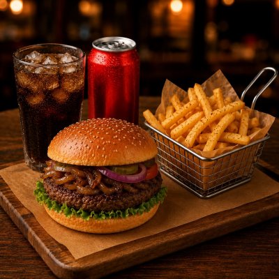 Hamburger Meşrubat Menü